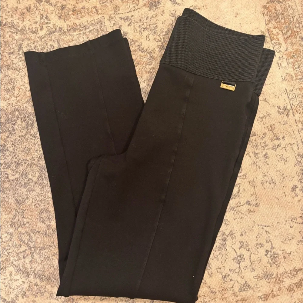 Calvin Klein Women's Classic Black Straight Leg Pants - Picture 8 of 8